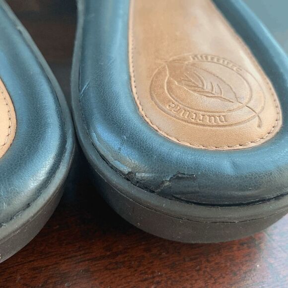 Nurture Womens Sandals Flats Strappy Slides Open Toe Black Size 11 - Picture 4 of 10